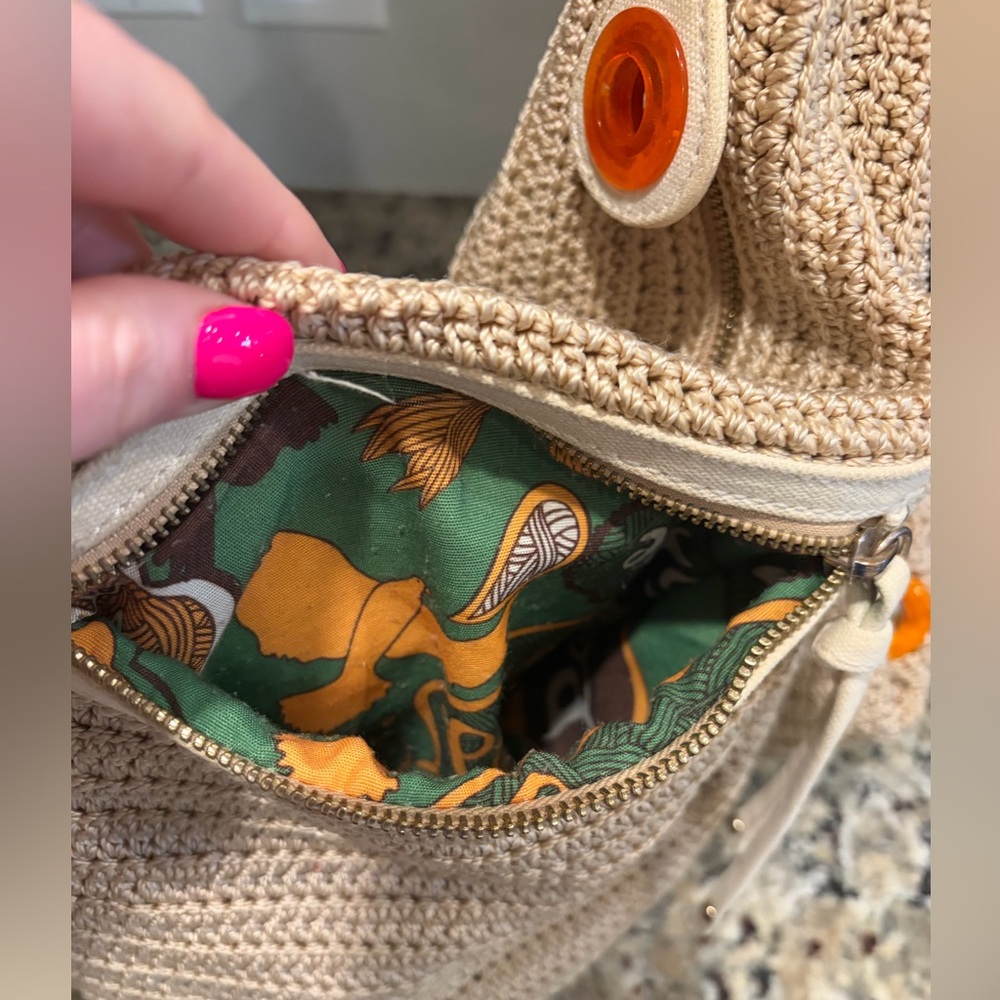 The Sak boho lightweight woven "slouchy" hobo bag/purse - Picture 10 of 14